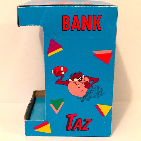 Warner Bros. Looney Toons Tazmanian Bank. NWT - Picture 5 of 6